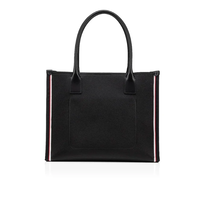 Nastroloubi L – Tote bag – Kornet kalveskind – Sort