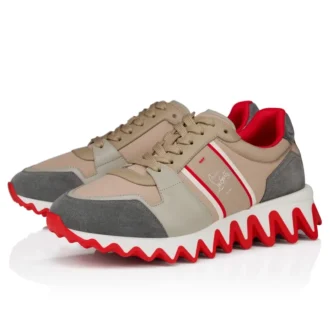 Nastroshark – Sneakers – Kalveskind og stof – Saharienne-version – Herre Nastroshark – Sneakers – Kalveskind og stof – Saharienne-version – Herre