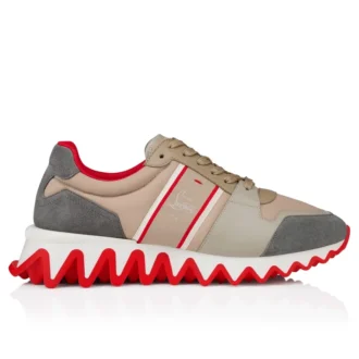 Nastroshark – Sneakers – Kalveskind og stof – Saharienne-version – Herre Nastroshark – Sneakers – Kalveskind og stof – Saharienne-version – Herre