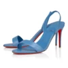 O Marylin – 85 mm sandaler – lammeskind – Ceruleo – kvinder