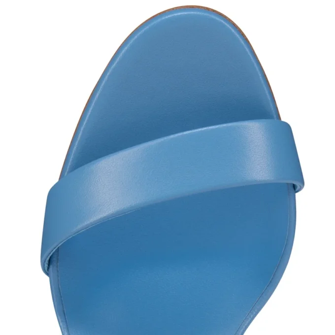 O Marylin – 85 mm sandaler – lammeskind – Ceruleo – kvinder