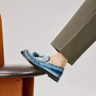 Orlando – Loafers – Børstet kalveskind – Ceruleo – Herre Orlando – Loafers – Børstet kalveskind – Ceruleo – Herre