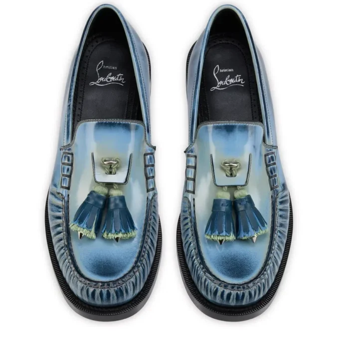 Orlando – Loafers – Børstet kalveskind – Ceruleo – Herre