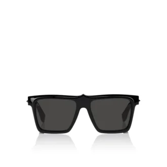 Our Georges Lb0014 – Solbriller – Acetat – Skinnende sort
