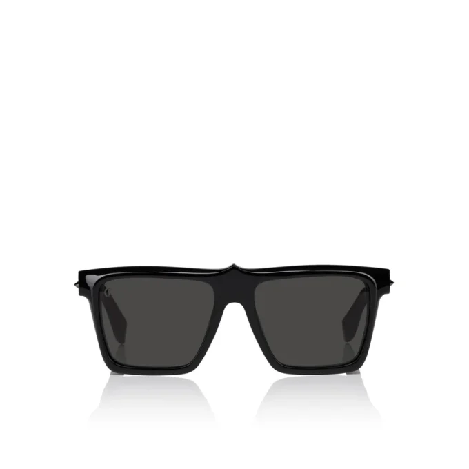 Our Georges Lb0014 – Solbriller – Acetat – Skinnende sort