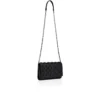 Paloma – Clutch – Kalveskind med struktur og pigge Loubinthesky – Sort
