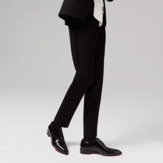 Pelvis – Oxfords – Lakeret kalveskind – Sort – Herre Pelvis – Oxfords – Lakeret kalveskind – Sort – Herre