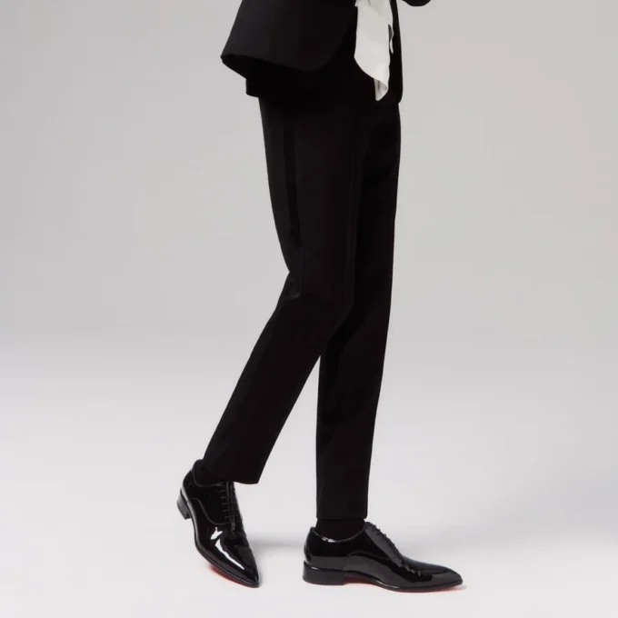 Pelvis – Oxfords – Lakeret kalveskind – Sort – Herre
