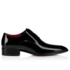 Pelvis – Oxfords – Lakeret kalveskind – Sort – Herre