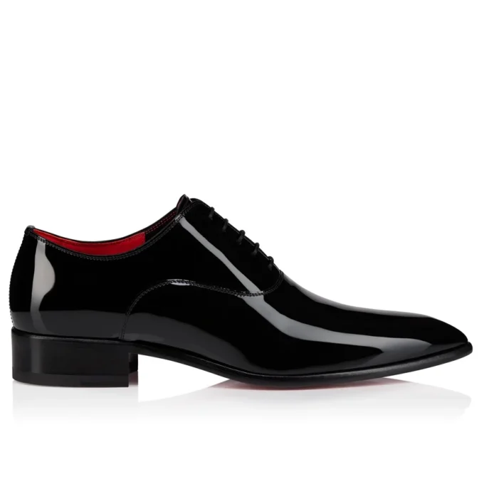 Pelvis – Oxfords – Lakeret kalveskind – Sort – Herre