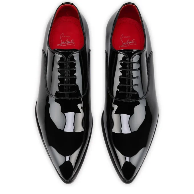 Pelvis – Oxfords – Lakeret kalveskind – Sort – Herre