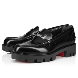 Penny Lug – Loafers – Abrasivato kalveskind – Sort – Dame Penny Lug – Loafers – Abrasivato kalveskind – Sort – Dame