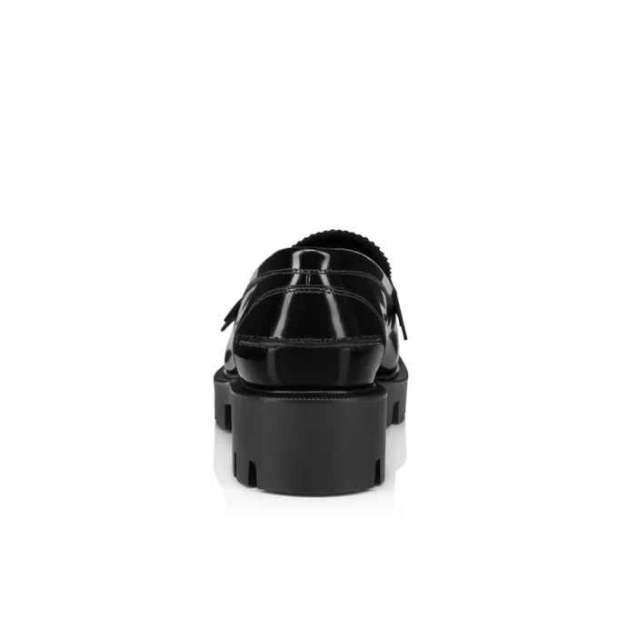 Penny Lug – Loafers – Abrasivato kalveskind – Sort – Dame