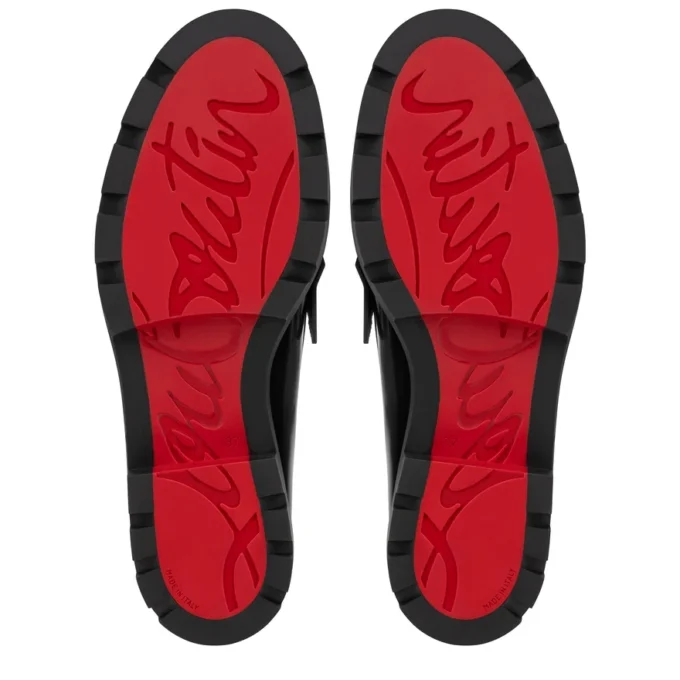 Penny Lug – Loafers – Abrasivato kalveskind – Sort – Dame