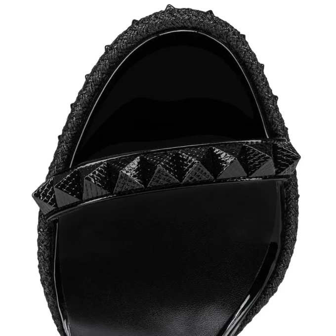 Pyraclou – 110 mm espadriller – laklæder – sort – kvinder Pyraclou – 110 mm espadriller – laklæder – sort – kvinder