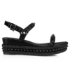 Pyraclou – 60 mm espadriller – laklæder – sort – kvinder