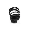 Pyraclou – 60 mm espadriller – laklæder – sort – kvinder