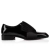 Rahul – Oxfords – lakeret kalveskind og crepesatin – sort – herre Rahul – Oxfords – lakeret kalveskind og crepesatin – sort – herre