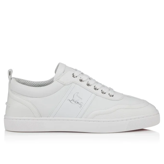 Retero – Sneakers – Kalveskind med struktur – Hvid – Herre