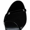 Rosa Z – 80 mm sandaler – lakeret kalveskind – sort – kvinder Rosa Z – 80 mm sandaler – lakeret kalveskind – sort – kvinder