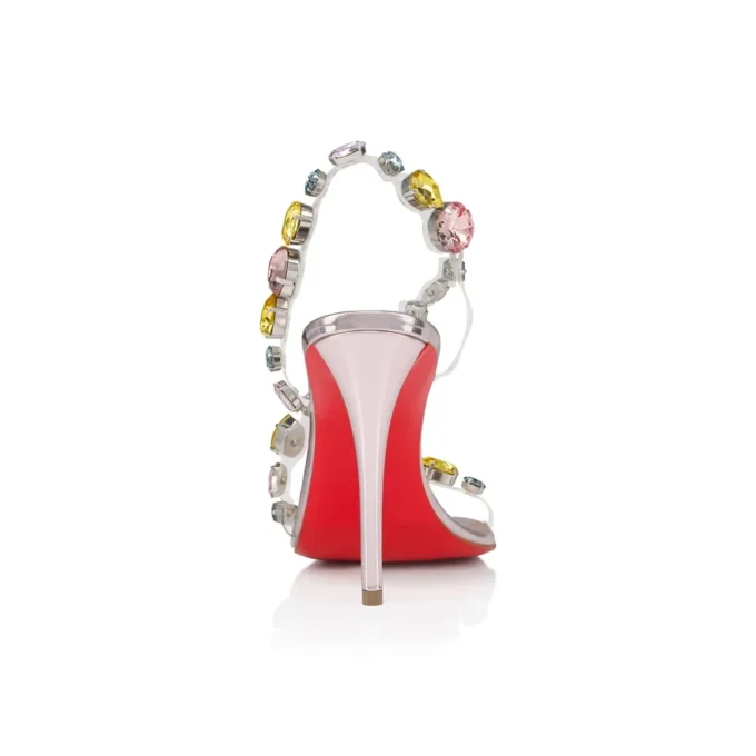 Rosa Z Jewel – 100 mm sandaler – TPU, strass og lamineret kalveskind – Leche – Dame Rosa Z Jewel – 100 mm sandaler – TPU, strass og lamineret kalveskind – Leche – Dame