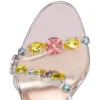 Rosa Z Jewel – 100 mm sandaler – TPU, strass og lamineret kalveskind – Leche – Dame Rosa Z Jewel – 100 mm sandaler – TPU, strass og lamineret kalveskind – Leche – Dame