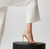 Rosalie – 100 mm sandaler – kalveskind – blush – kvinder