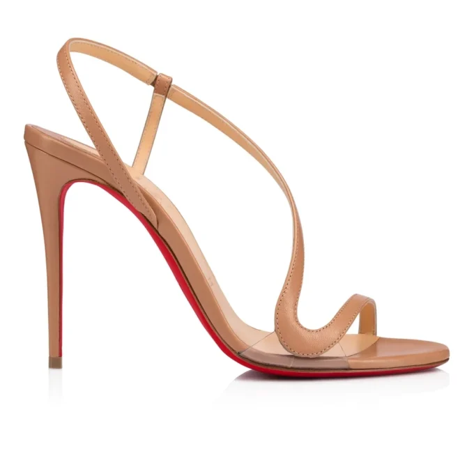 Rosalie – 100 mm sandaler – kalveskind – blush – kvinder