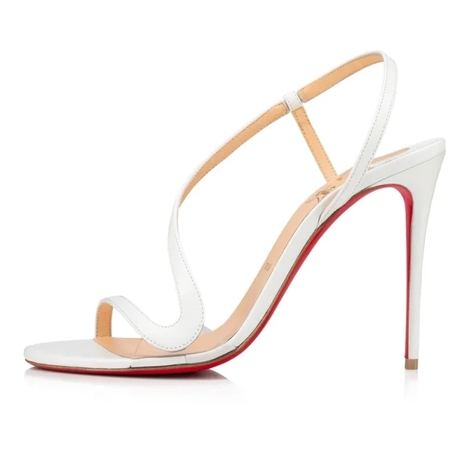 Rosalie – 99 mm sandaler – læder og PVC – hvid – kvinder