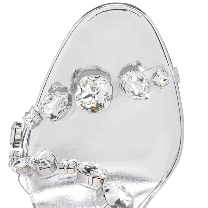 Rosalie Jewel – 100 mm sandaler – TPU og lamineret kalveskind – Krystal – Dame Rosalie Jewel – 100 mm sandaler – TPU og lamineret kalveskind – Krystal – Dame