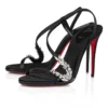 Rosalie Red Carpet – 100 mm pumps – crepesatin – sort – kvinder