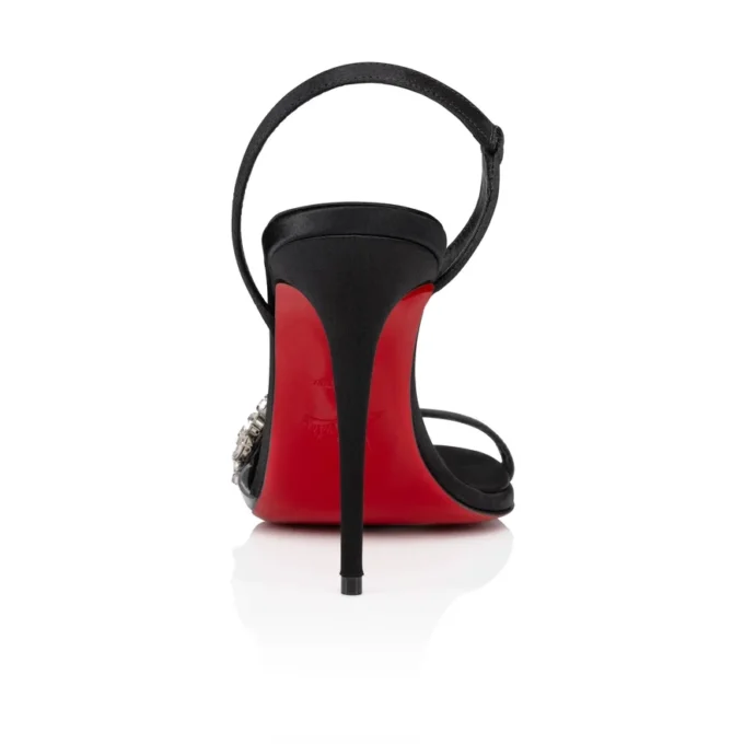Rosalie Red Carpet – 100 mm pumps – crepesatin – sort – kvinder