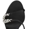 Rosalie Red Carpet – 100 mm pumps – crepesatin – sort – kvinder