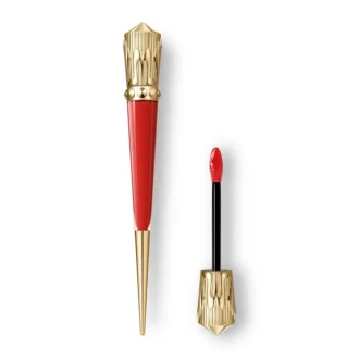 Rouge Stiletto Vinyl Gloss Fire Red 115V Fire Red – Christian Louboutin Beauty USA