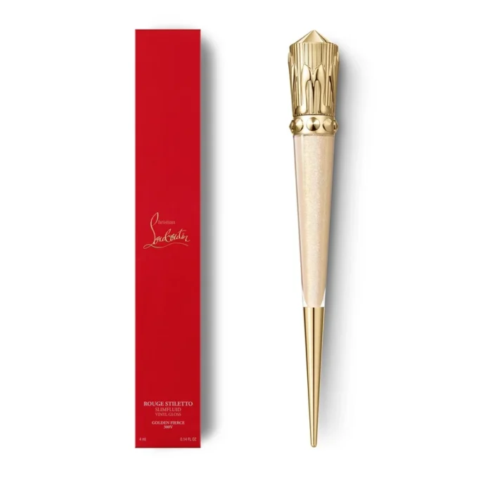 Rouge Stiletto Vinyl Gloss Golden Fierce 300V Golden Fierce – Christian Louboutin Beauty USA Rouge Stiletto Vinyl Gloss Golden Fierce 300V Golden Fierce – Christian Louboutin Beauty USA
