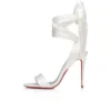 Sandale Du Dasert – 100 mm sandaler – crepesatin – offwhite – kvinder