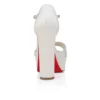 Sandaloo – 130 mm remsandaler – crepesatin – elfenben – kvinder Sandaloo – 130 mm remsandaler – crepesatin – elfenben – kvinder