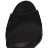 Sandaloo – 130 mm sandaler – Veau Velours – Sort – Dame Sandaloo – 130 mm sandaler – Veau Velours – Sort – Dame