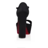 Sandaloo Red Carpet – 130 mm remsandaler – crepesatin – sort – kvinder Sandaloo Red Carpet – 130 mm remsandaler – crepesatin – sort – kvinder