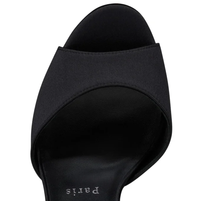 Sandaloo Red Carpet – 130 mm remsandaler – crepesatin – sort – kvinder Sandaloo Red Carpet – 130 mm remsandaler – crepesatin – sort – kvinder