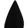 Santiabooty – 85 mm lave støvler – kalveskind – sort – kvinder
