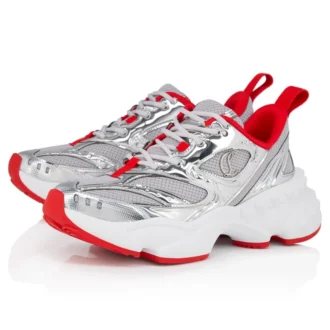 So Flo – Sneakers – Lamineret kalveskind – Sølv – Dame
