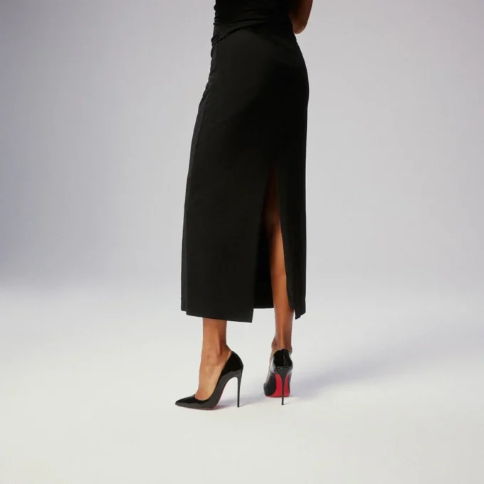 So Kate – 120 mm pumps – lakeret kalveskind – sort – kvinder