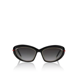 So Kate Lb0003 – Solbriller – Acetat – Skinnende sort