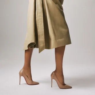 Sporty Kate – 100 mm pumps – lammeskind – blush – kvinder