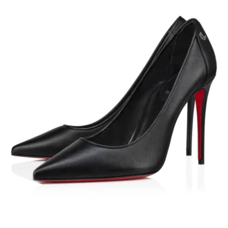 Sporty Kate – 100 mm pumps – lammeskind – sort – kvinder