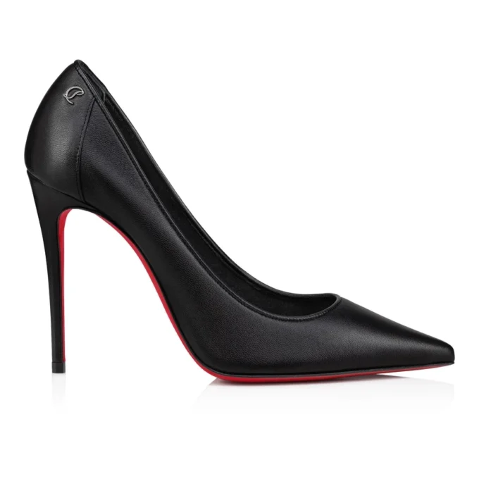 Sporty Kate – 100 mm pumps – lammeskind – sort – kvinder Sporty Kate – 100 mm pumps – lammeskind – sort – kvinder