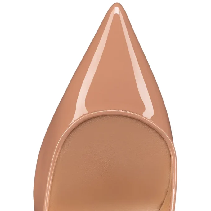 Sporty Kate – 85 mm pumps – Blødt lakeret kalveskind – Blush – Dame