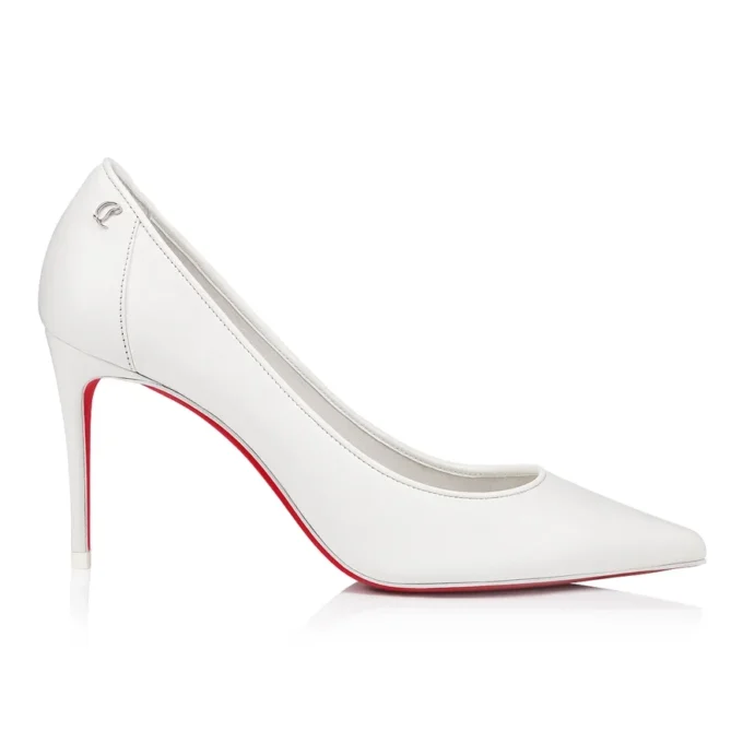 Sporty Kate – 85 mm pumps – Nappalæder – Bianco – Dame