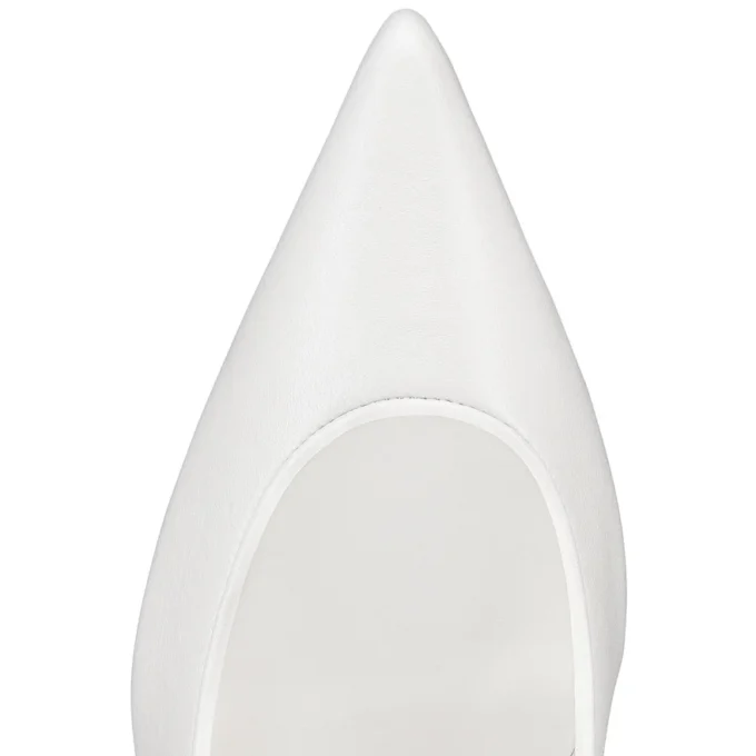 Sporty Kate – 85 mm pumps – Nappalæder – Bianco – Dame